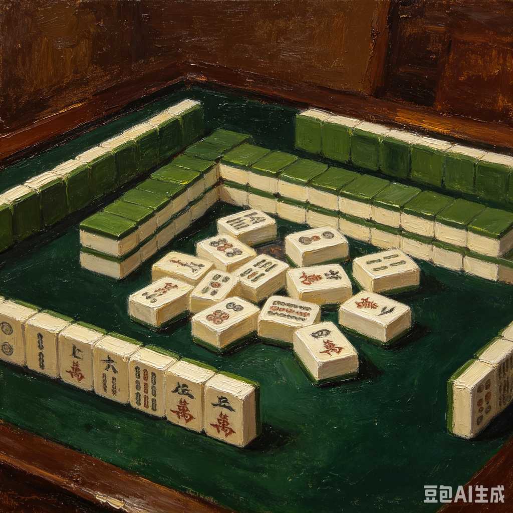 premium resin mahjong game set
